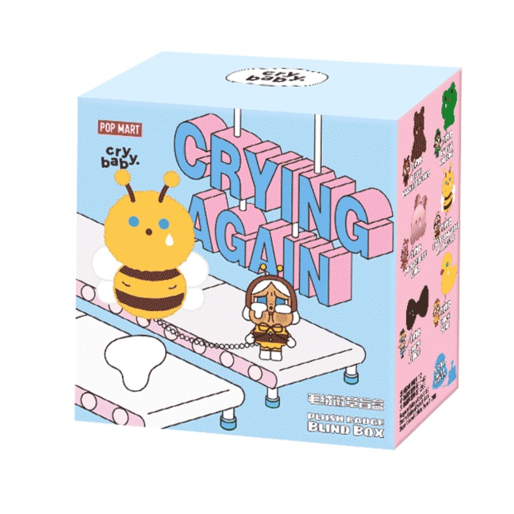 CRYBABY Crying Again Series-Plush Badge
Blind Box